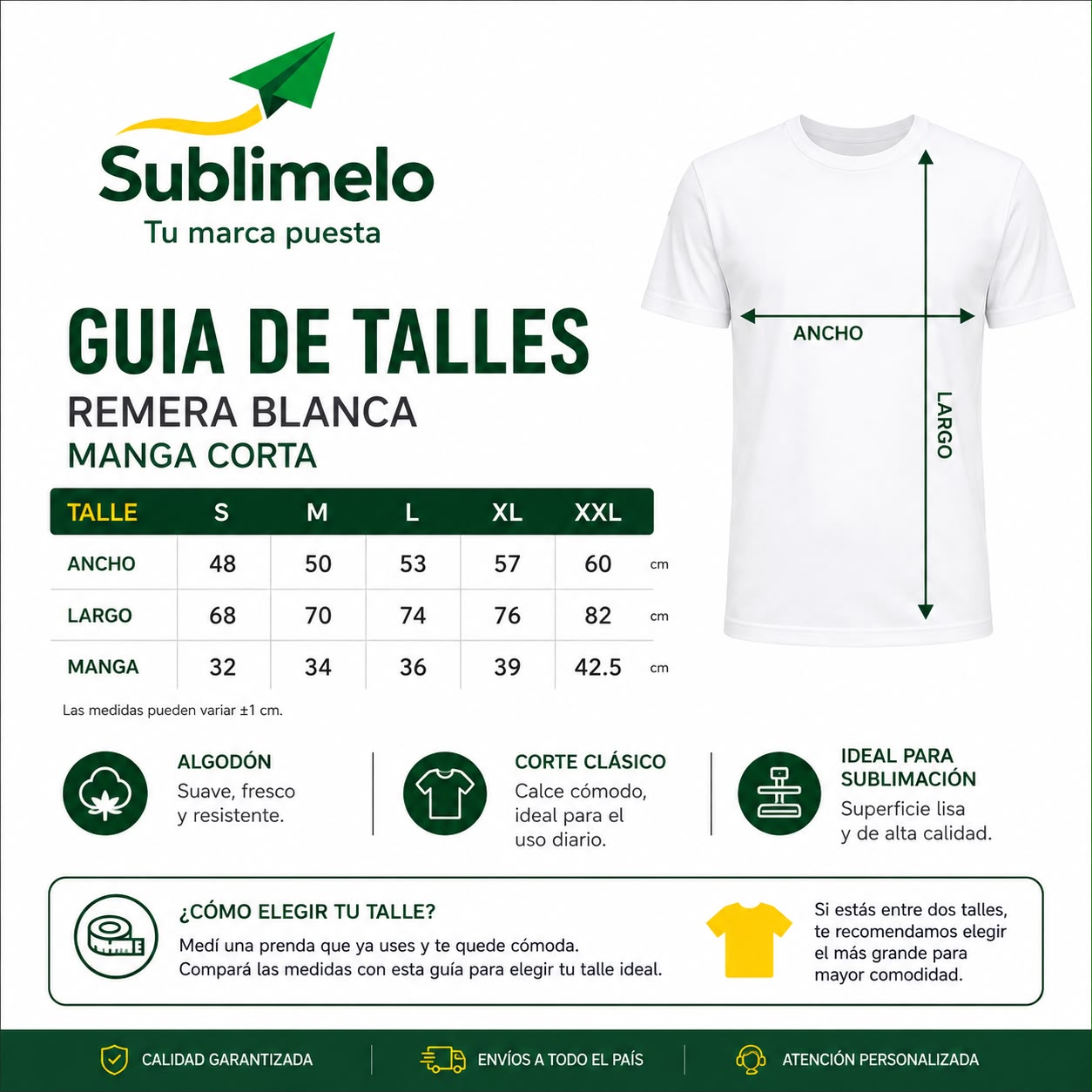Guía de talles