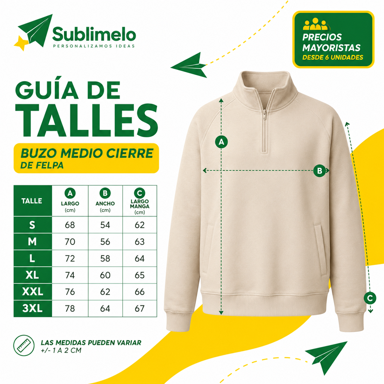Guía de talles