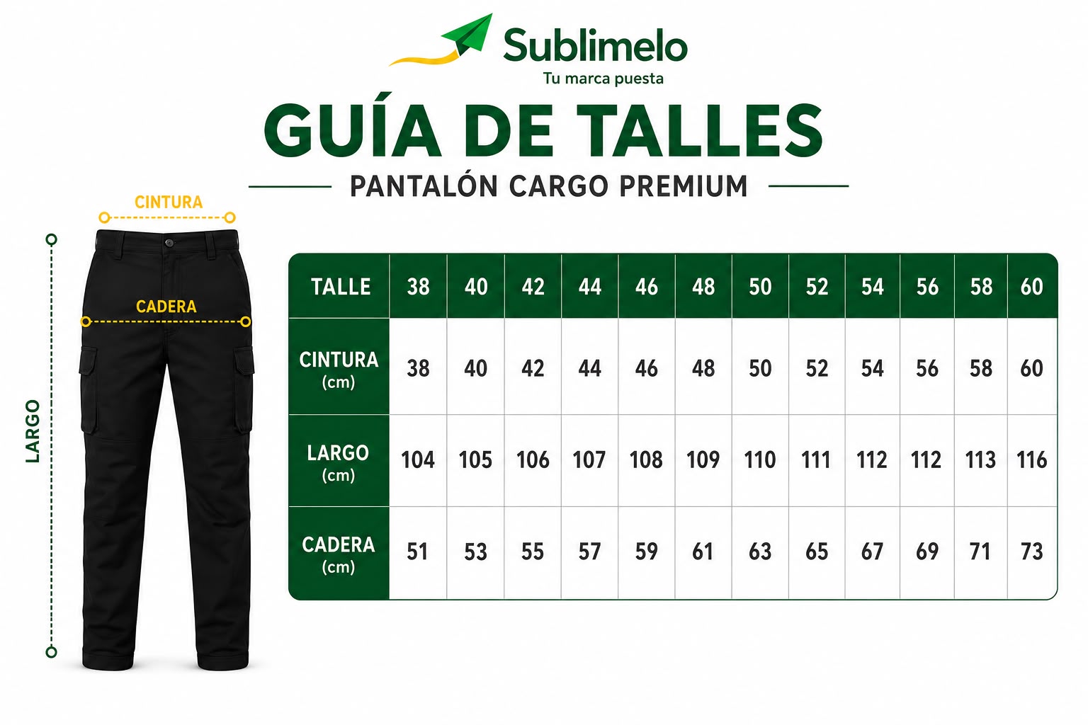 Guía de talles